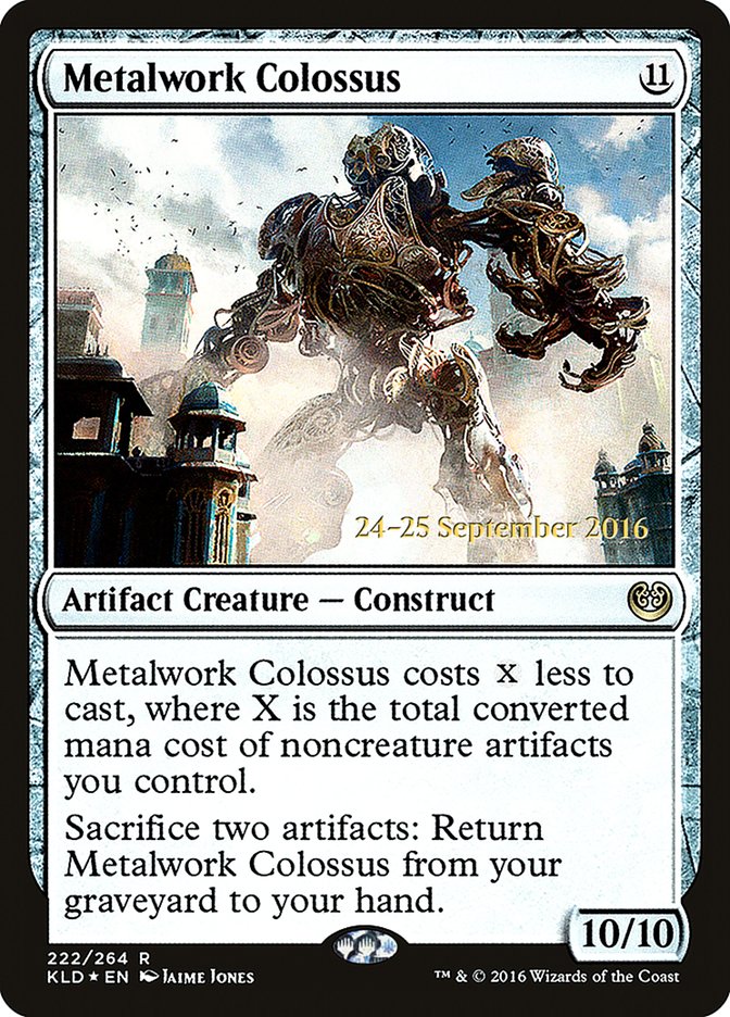 Metalwork Colossus  [Kaladesh Prerelease Promos] | Play N Trade Winnipeg