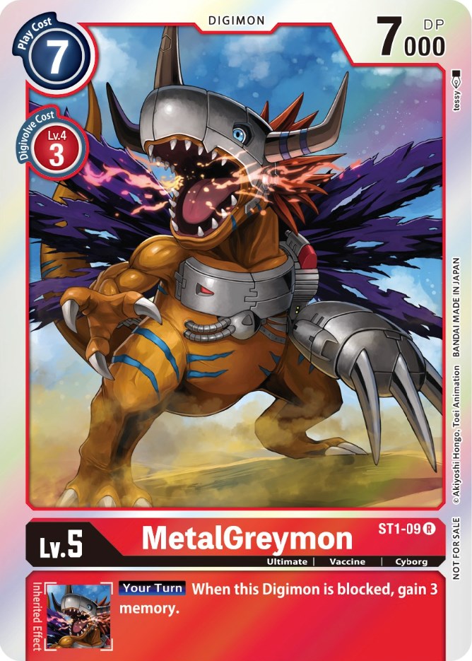 MetalGreymon [ST1-09] (Official Tournament Pack Vol. 6) [Starter Deck: Gaia Red Promos] | Play N Trade Winnipeg