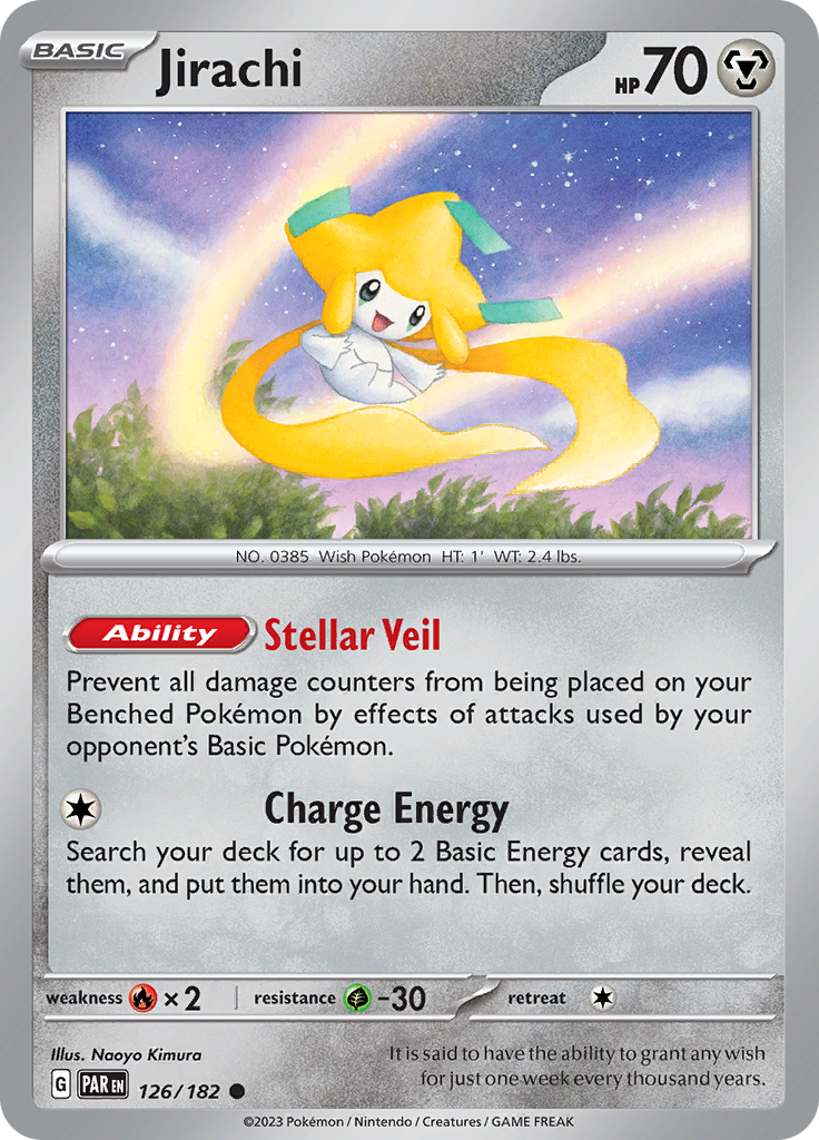 Jirachi (126/182) [Scarlet & Violet: Paradox Rift] | Play N Trade Winnipeg