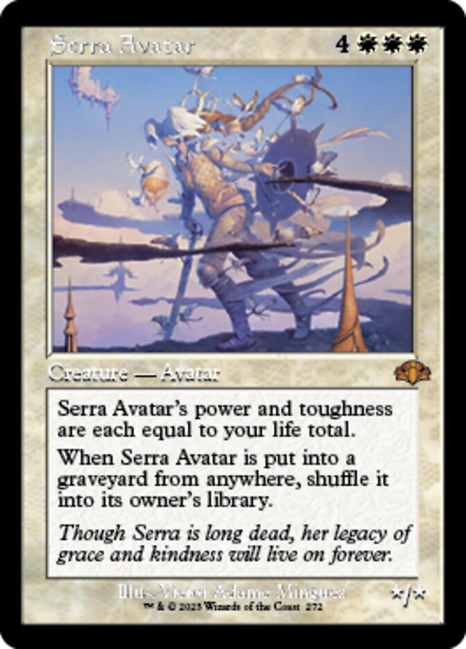 Serra Avatar (Retro) [Dominaria Remastered] | Play N Trade Winnipeg