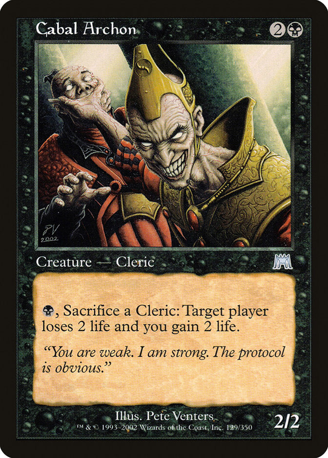 Cabal Archon [Onslaught] | Play N Trade Winnipeg