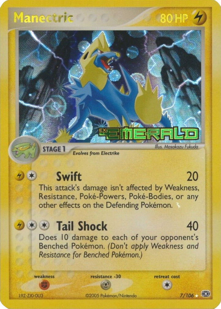 Manectric (7/106) (Stamped) [EX: Emerald] | Play N Trade Winnipeg