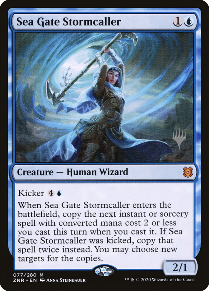 Sea Gate Stormcaller (Promo Pack) [Zendikar Rising Promos] | Play N Trade Winnipeg