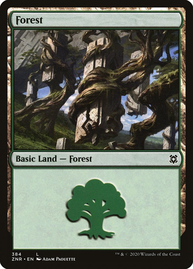 Forest (384) [Zendikar Rising] | Play N Trade Winnipeg