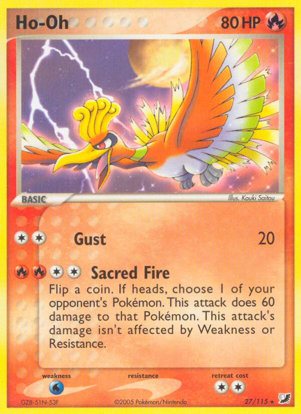 Ho-Oh (27/115) [EX: Unseen Forces] | Play N Trade Winnipeg