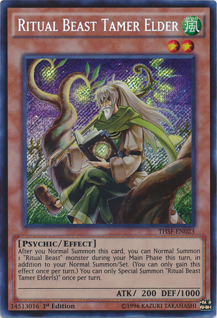 Ritual Beast Tamer Elder [THSF-EN023] Secret Rare | Play N Trade Winnipeg