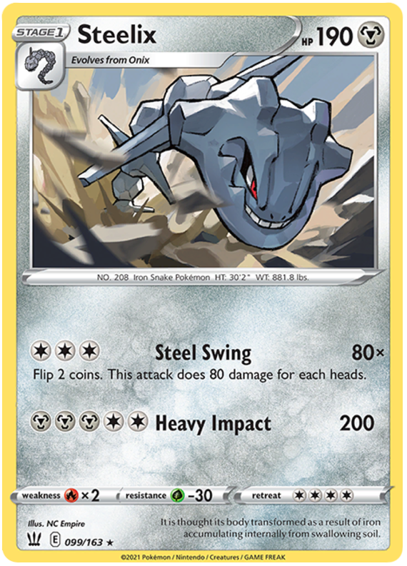 Steelix (099/163) [Sword & Shield: Battle Styles] | Play N Trade Winnipeg