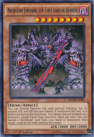 Archfiend Emperor, the First Lord of Horror [MP14-EN084] Rare | Play N Trade Winnipeg