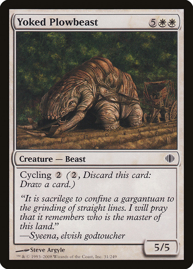 Yoked Plowbeast [Shards of Alara] | Play N Trade Winnipeg