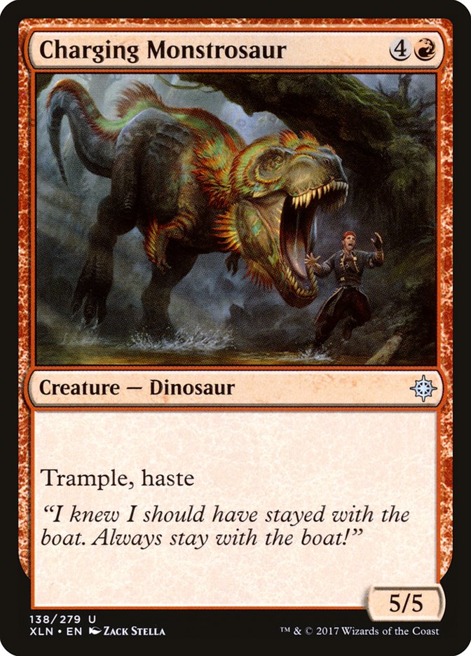 Charging Monstrosaur [Ixalan] | Play N Trade Winnipeg