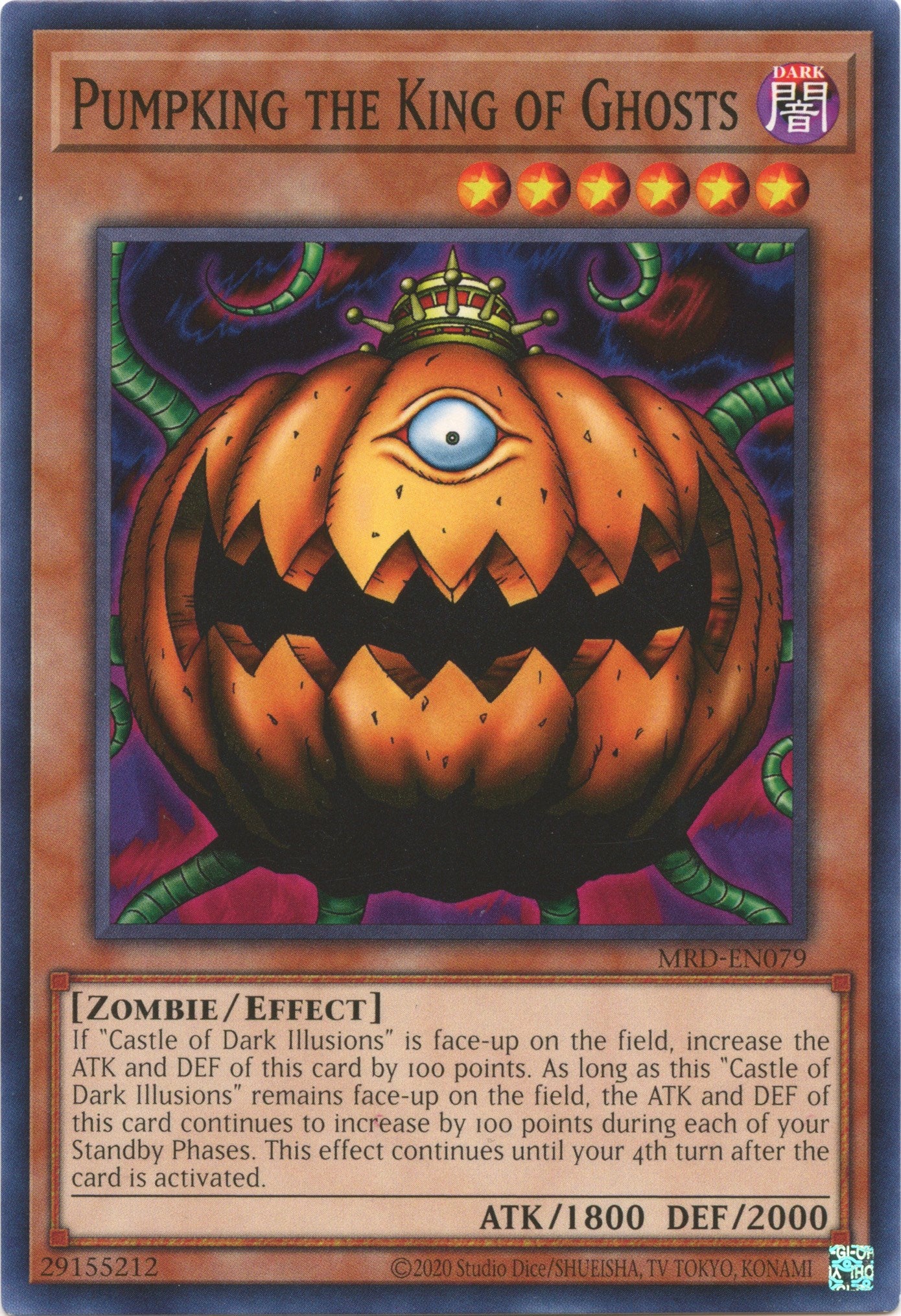 Pumpking the King of Ghosts (25th Anniversary) [MRD-EN079] Common | Play N Trade Winnipeg