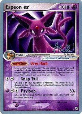 Espeon ex (102/115) (Eeveelutions - Jimmy Ballard) [World Championships 2006] | Play N Trade Winnipeg