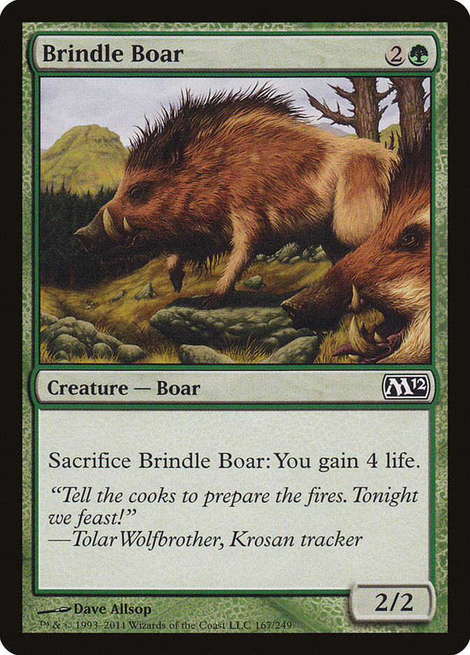 Brindle Boar [Magic 2012] | Play N Trade Winnipeg