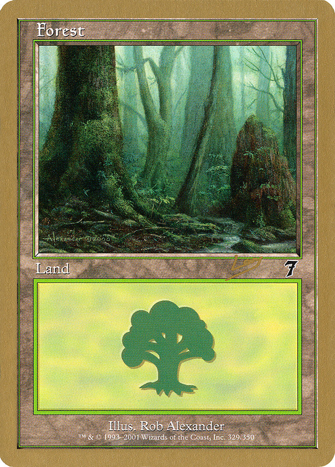 Forest (rl329) (Raphael Levy) [World Championship Decks 2002] | Play N Trade Winnipeg