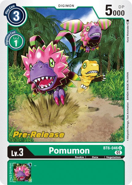 Pomumon [BT6-046] [Double Diamond Pre-Release Cards] | Play N Trade Winnipeg