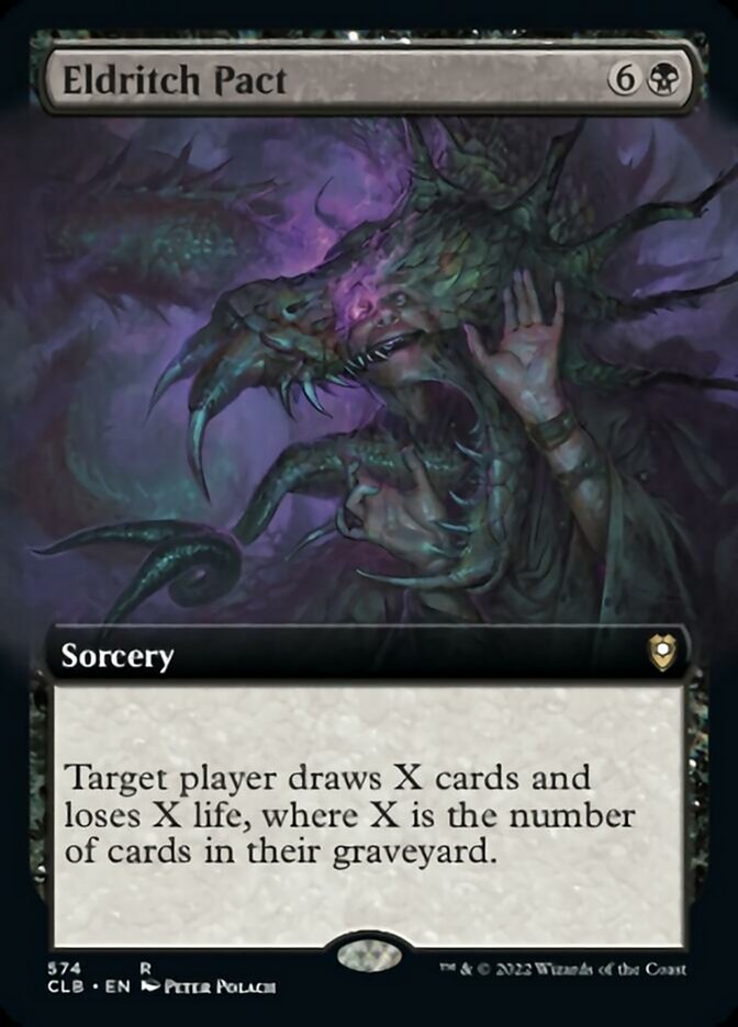 Eldritch Pact (Extended Art) [Commander Legends: Battle for Baldur's Gate] | Play N Trade Winnipeg