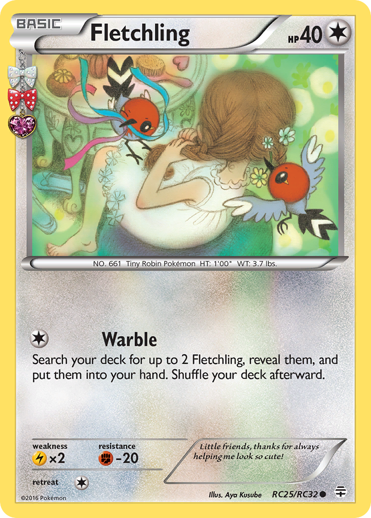 Fletchling (RC25/RC32) [XY: Generations] | Play N Trade Winnipeg