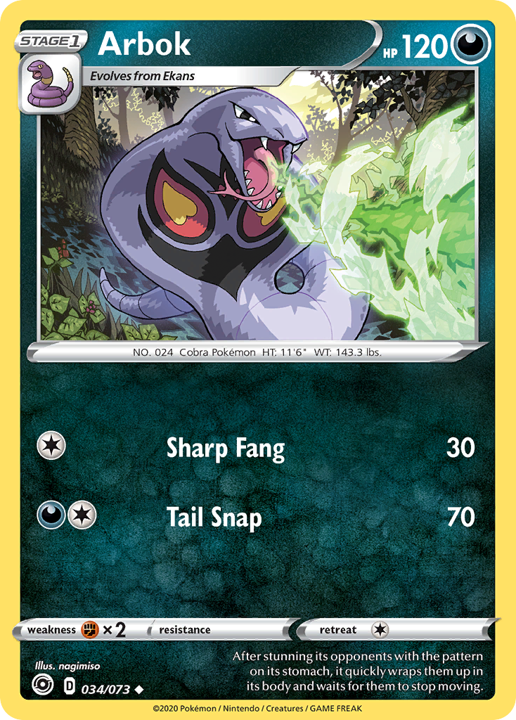 Arbok (034/073) [Sword & Shield: Champion's Path] | Play N Trade Winnipeg