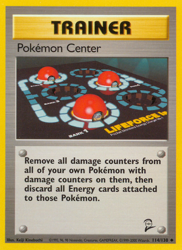 Pokemon Center (114/130) [Base Set 2] | Play N Trade Winnipeg