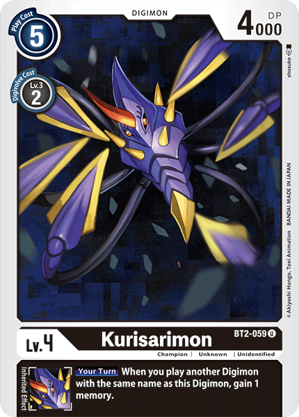 Kurisarimon [BT2-059] [Release Special Booster Ver.1.0] | Play N Trade Winnipeg