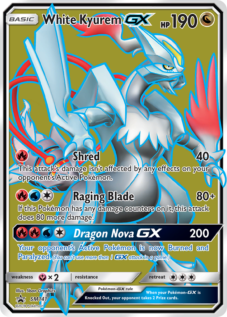 White Kyurem GX (SM141) [Sun & Moon: Black Star Promos] | Play N Trade Winnipeg