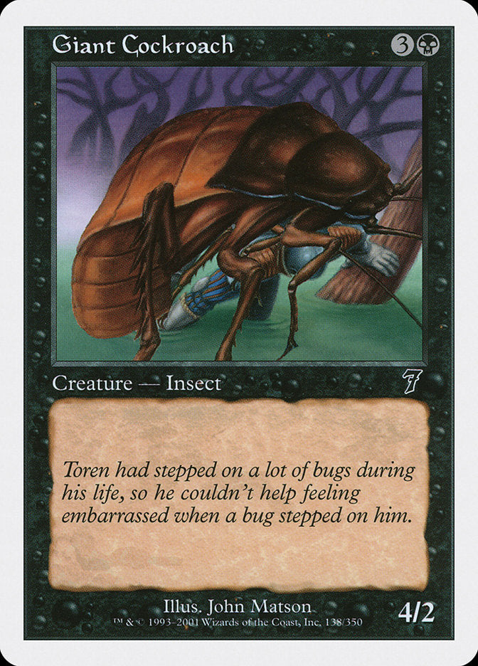 Giant Cockroach [Seventh Edition] | Play N Trade Winnipeg