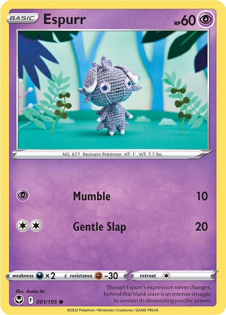 Espurr (081/195) [Sword & Shield: Silver Tempest] | Play N Trade Winnipeg