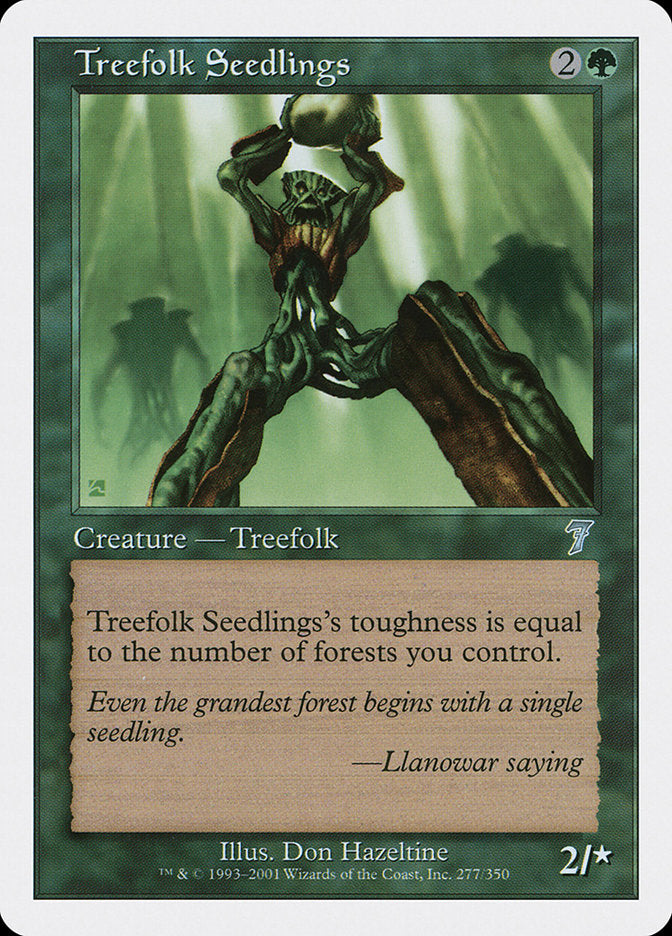 Treefolk Seedlings [Seventh Edition] | Play N Trade Winnipeg