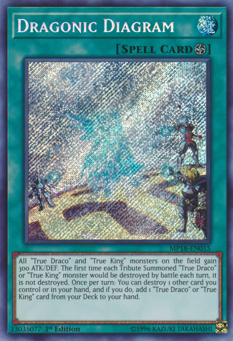 Dragonic Diagram [MP18-EN015] Secret Rare | Play N Trade Winnipeg