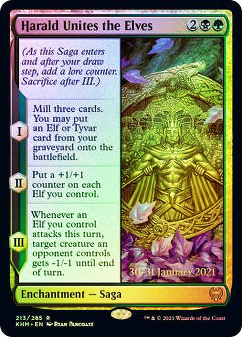 Harald Unites the Elves [Kaldheim Prerelease Promos] | Play N Trade Winnipeg