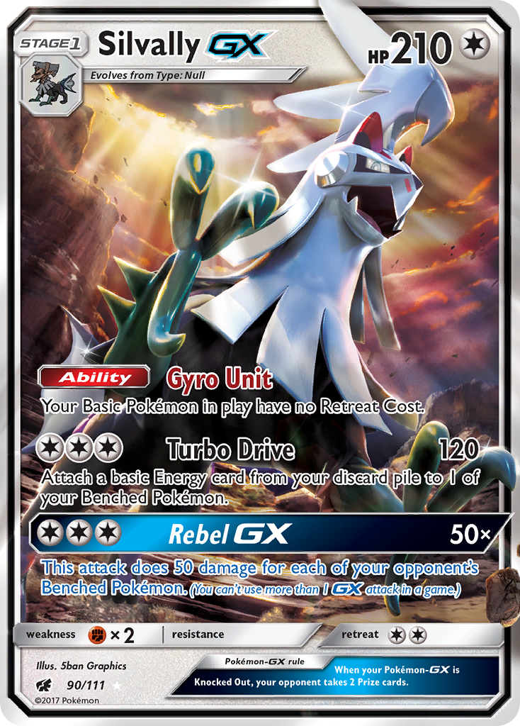 Silvally GX (90/111) [Sun & Moon: Crimson Invasion] | Play N Trade Winnipeg