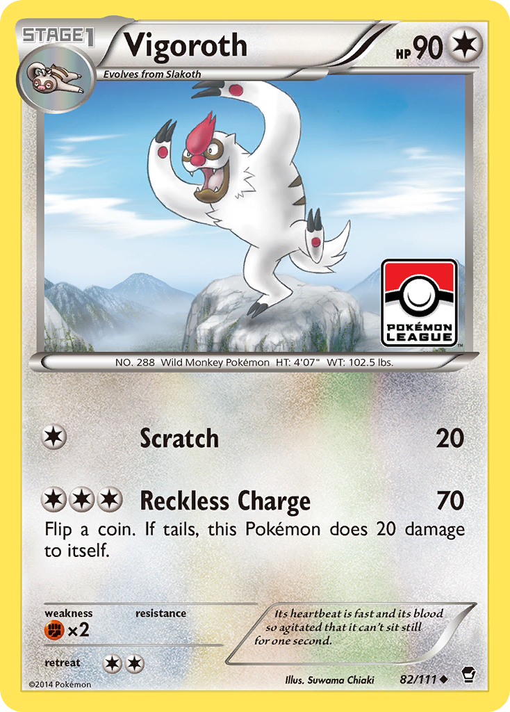 Vigoroth (82/111) [XY: Furious Fists] | Play N Trade Winnipeg