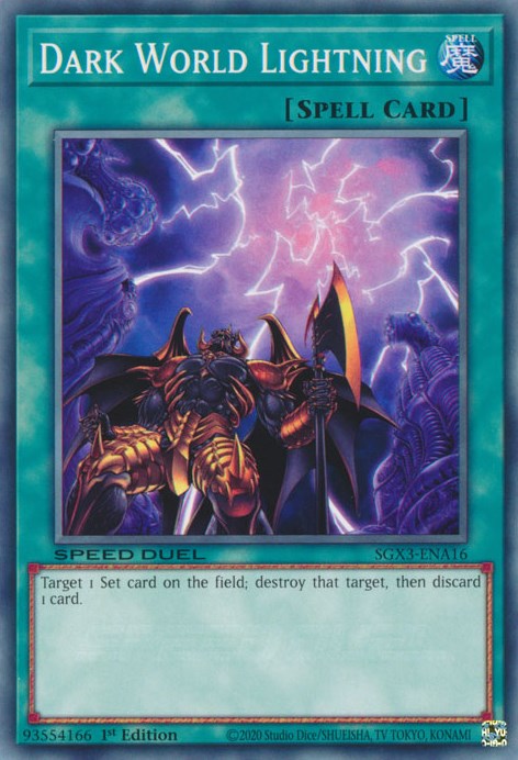 Dark World Lightning [SGX3-ENA16] Common | Play N Trade Winnipeg