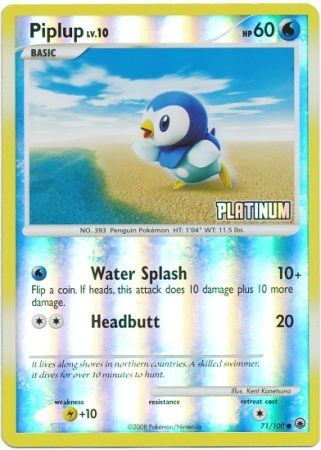 Piplup (71/100) [Burger King Promos: 2009 Collection] | Play N Trade Winnipeg