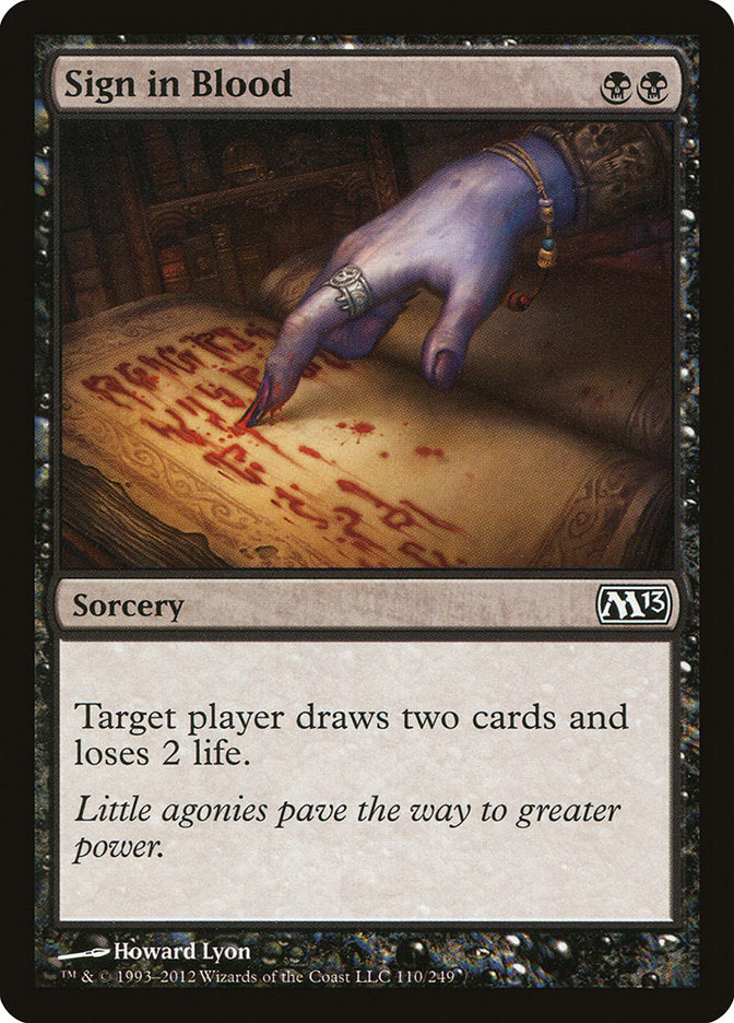 Sign in Blood [Magic 2013] | Play N Trade Winnipeg