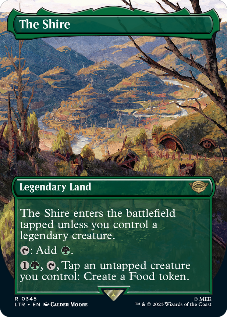 The Shire (Borderless Alternate Art) [The Lord of the Rings: Tales of Middle-Earth] | Play N Trade Winnipeg