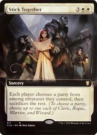 Stick Together (Extended Art) [Commander Legends: Battle for Baldur's Gate] | Play N Trade Winnipeg
