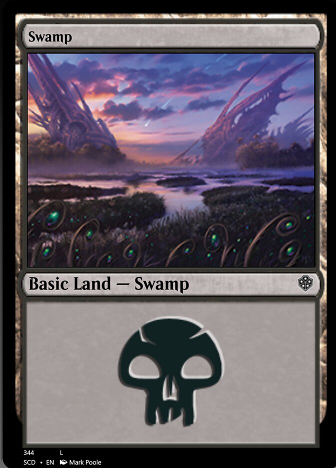 Swamp (344) [Starter Commander Decks] | Play N Trade Winnipeg