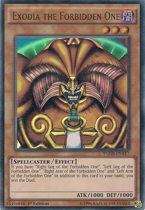 Exodia the Forbidden One [YGLD-ENA17] Ultra Rare | Play N Trade Winnipeg