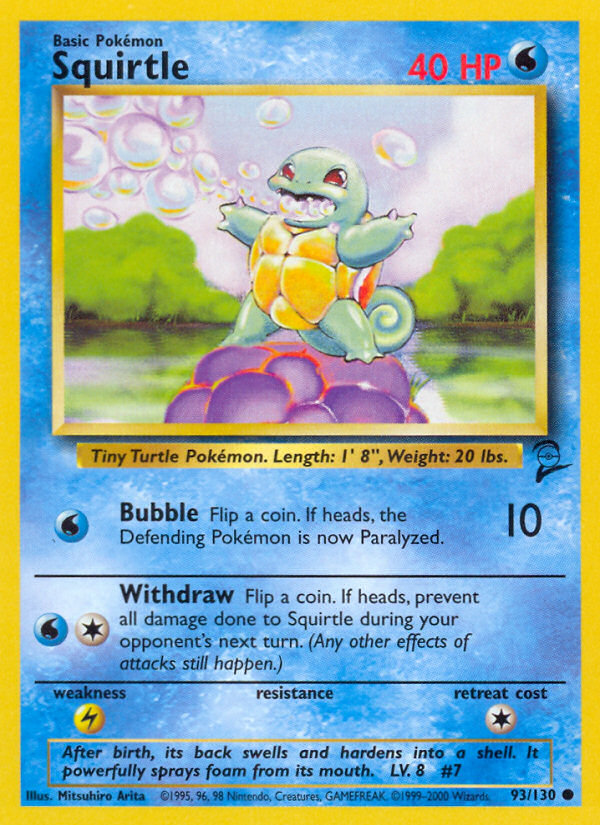 Squirtle (93/130) [Base Set 2] | Play N Trade Winnipeg