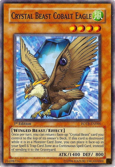 Crystal Beast Cobalt Eagle [FOTB-EN006] Common | Play N Trade Winnipeg