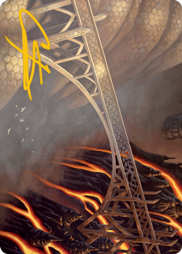 Rustvale Bridge Art Card (Gold-Stamped Signature) [Modern Horizons 2 Art Series] | Play N Trade Winnipeg