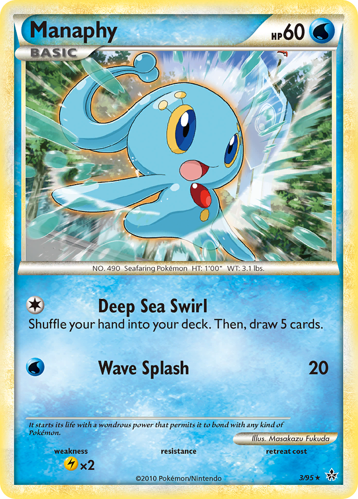 Manaphy (3/95) [HeartGold & SoulSilver: Unleashed] | Play N Trade Winnipeg