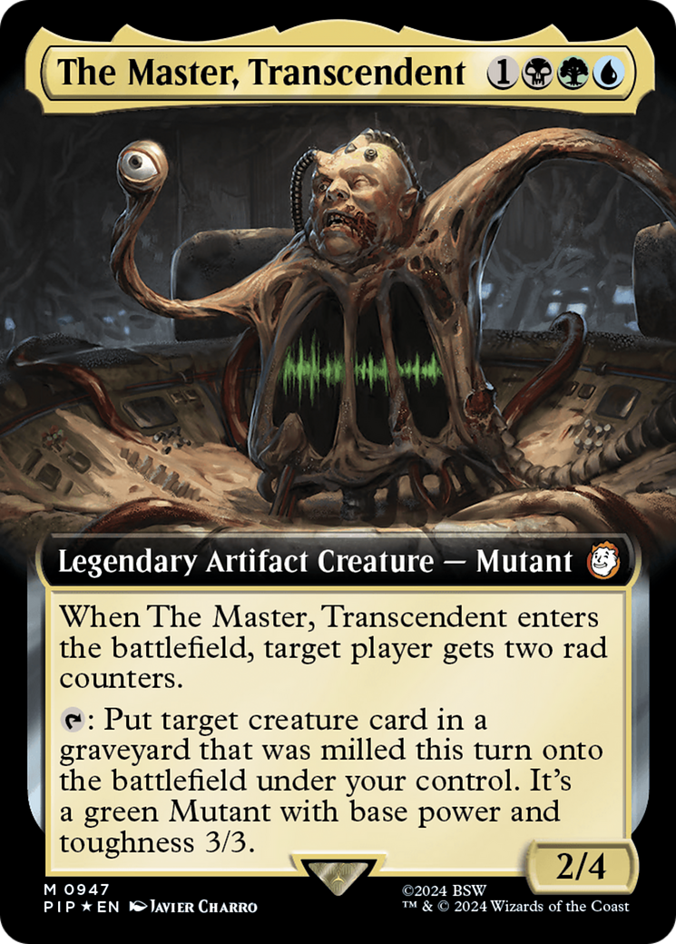 The Master, Transcendent (Extended Art) (Surge Foil) [Fallout] | Play N Trade Winnipeg