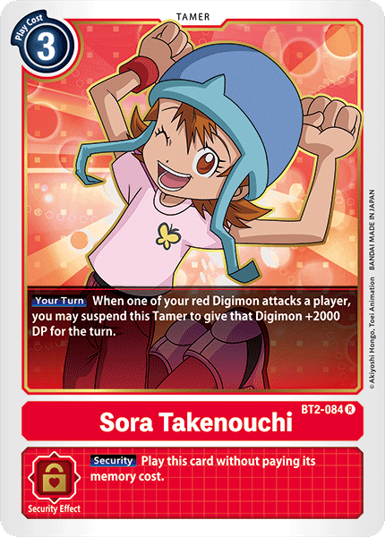 Sora Takenouchi [BT2-084] [Release Special Booster Ver.1.0] | Play N Trade Winnipeg