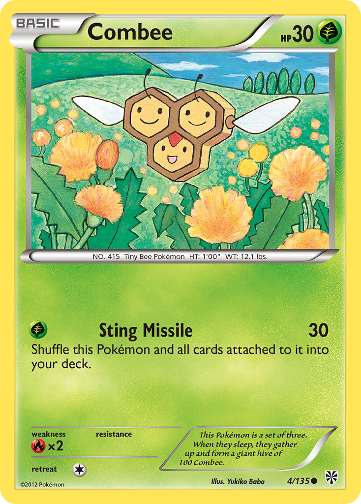 Combee (4/135) [Black & White: Plasma Storm] | Play N Trade Winnipeg