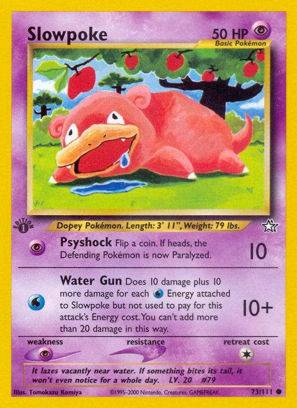 Slowpoke (73/111) [Neo Genesis 1st Edition] | Play N Trade Winnipeg