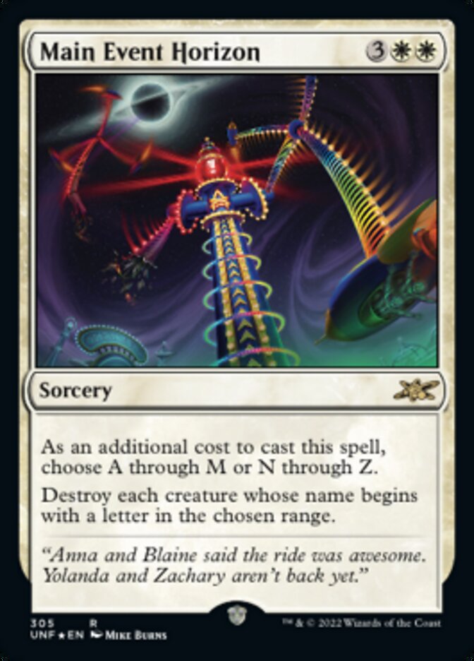 Main Event Horizon (Galaxy Foil) [Unfinity] | Play N Trade Winnipeg