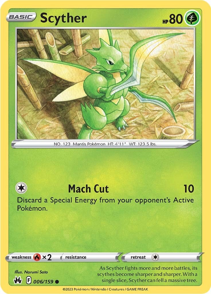 Scyther (006/159) [Sword & Shield: Crown Zenith] | Play N Trade Winnipeg