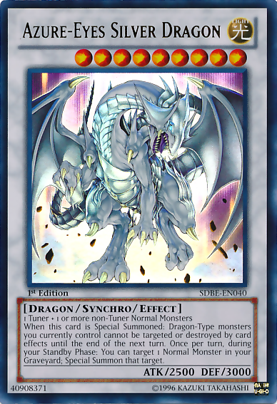 Azure-Eyes Silver Dragon [SDBE-EN040] Ultra Rare | Play N Trade Winnipeg
